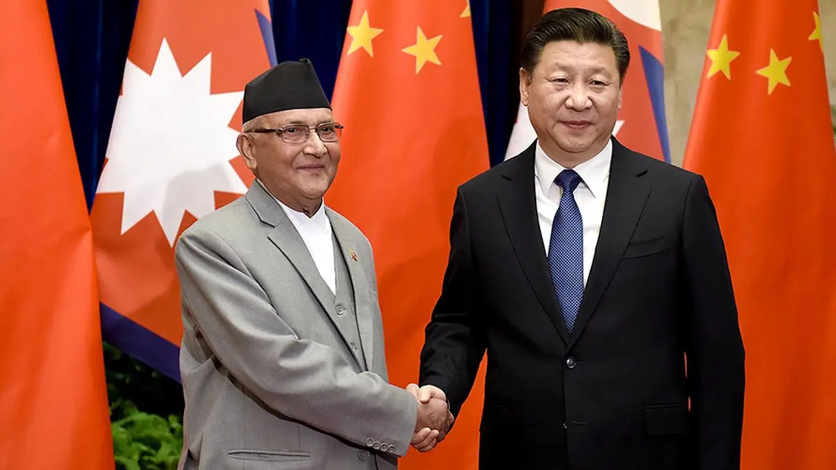 china,File picture of Chinese President Xi Jinping and Nepal Prime Minister K.P. Sharma Oli. | Photo Credit: Getty Images