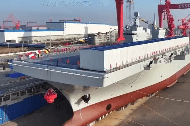 China Launches Type 076: The World’s Largest Amphibious Assault Ship With EMALS