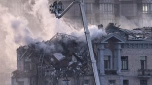 Russia Ukrain new year attack